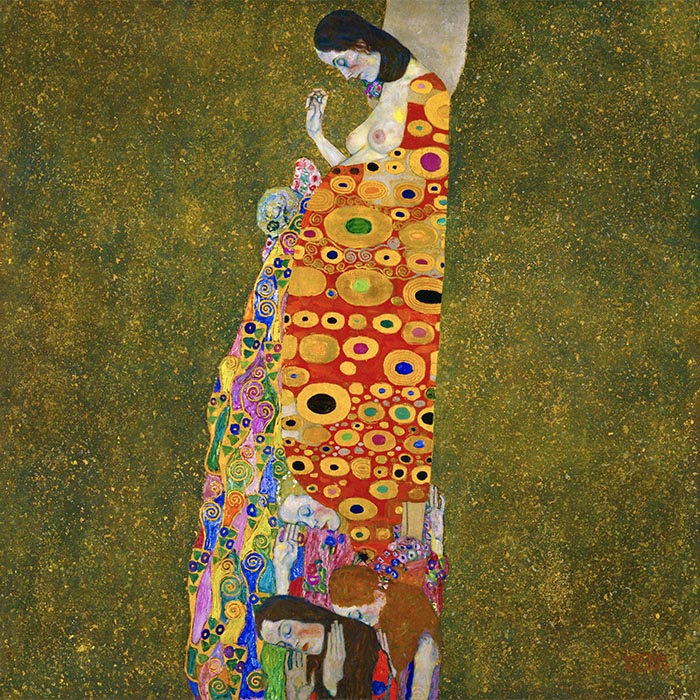 Hope II Art Print by Gustav Klimt
