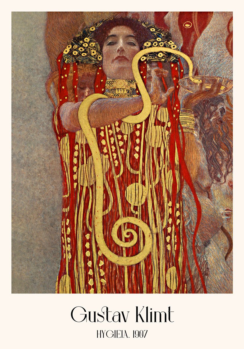 Hygieia by Gustav Klimt