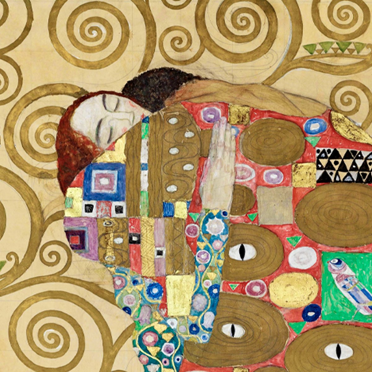 Fulfillment by Gustav Klimt