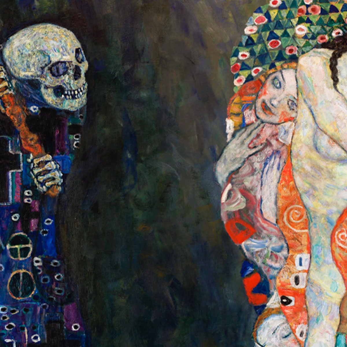 Death & Life by Gustav Klimt