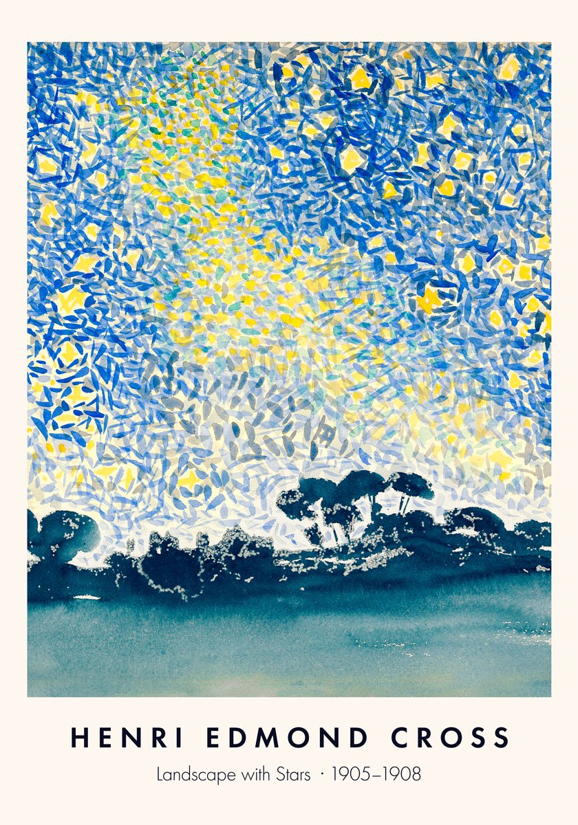 Landscape with Stars by Henri Edmond Cross