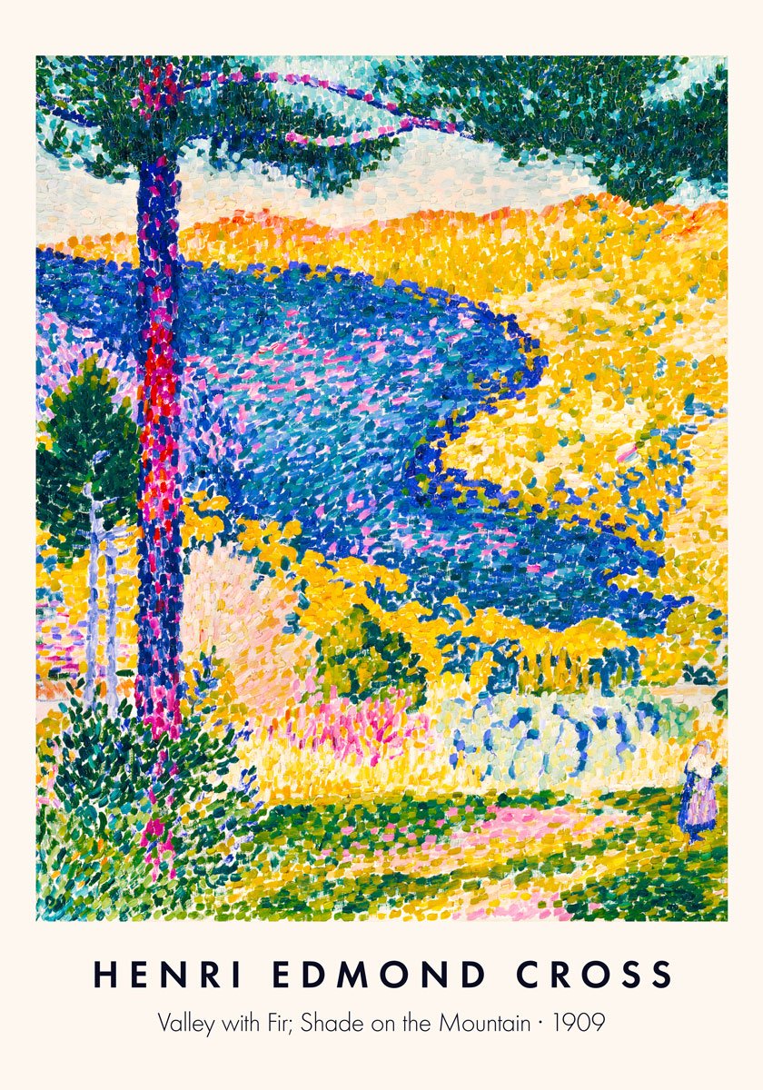 Valley with Fir, Shade on the Mountain by Henri Edmond Cross