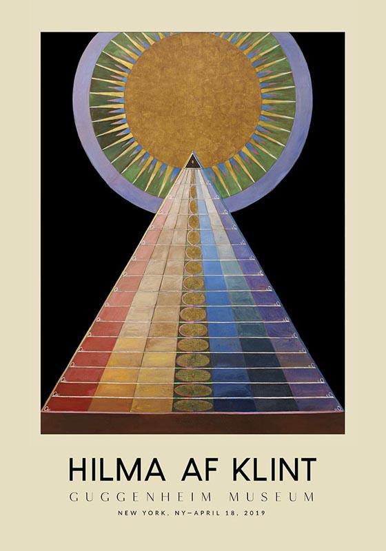 Hilma Af Klint Exhibition Poster Alterpiece Nr 1