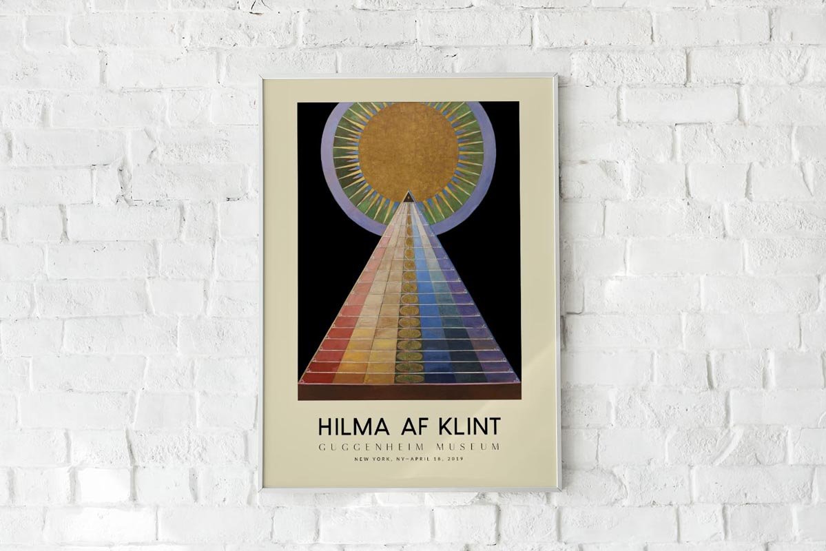 Hilma Af Klint Exhibition Poster Alterpiece Nr 1