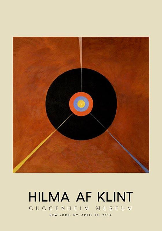 Hilma Af Klint Exhibition Poster The Swan Nr 18
