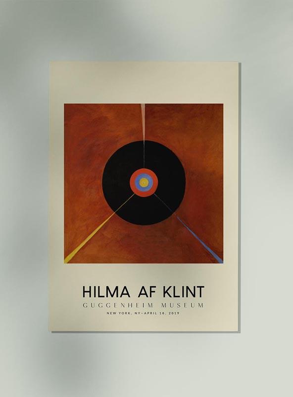 Hilma Af Klint Exhibition Poster The Swan Nr 18