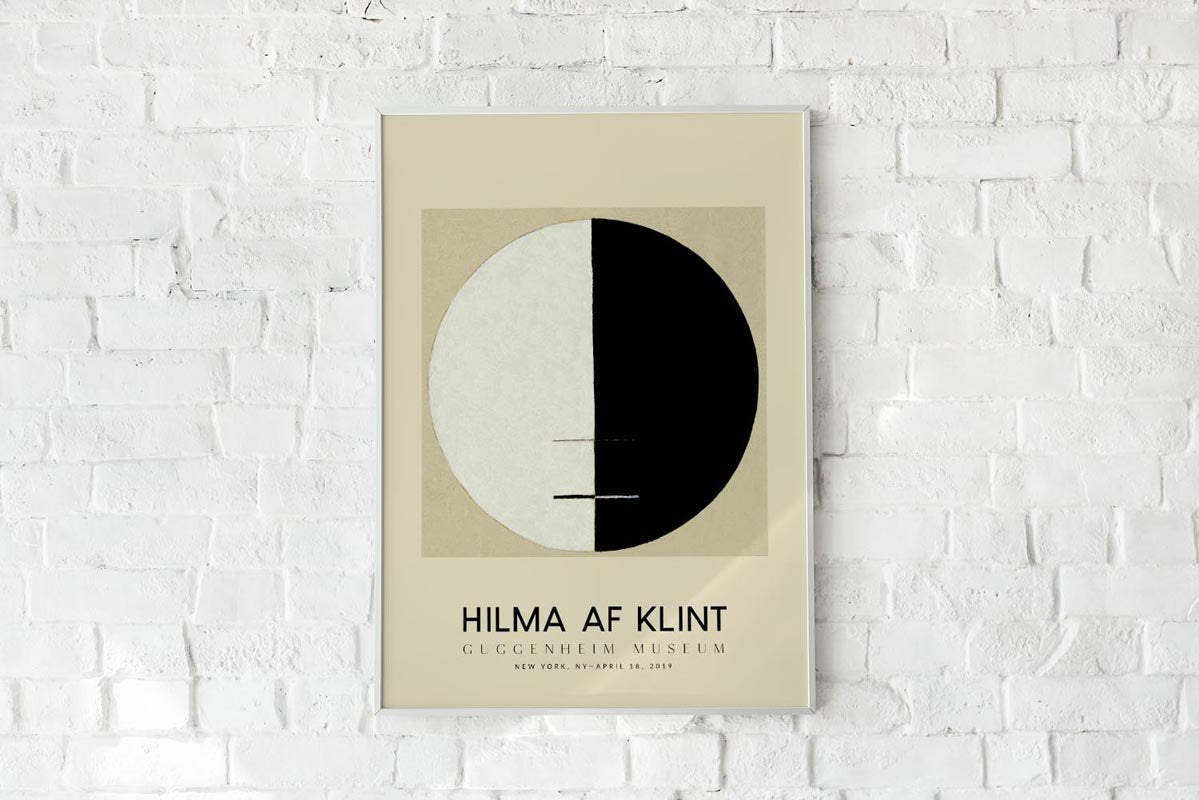 Hilma Af Klint Exhibition Poster Buddha´s Standpoint Nr 3