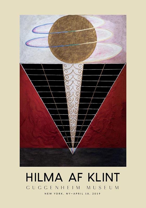 Hilma Af Klint Exhibition Poster Alterpiece Nr 2