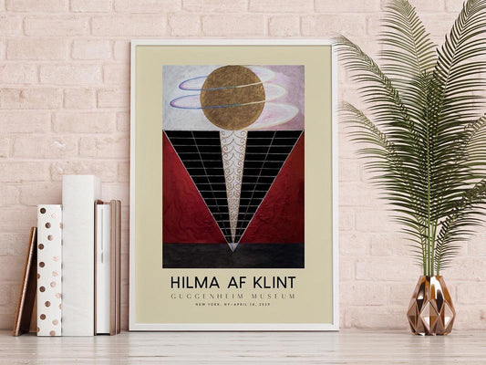 Hilma Af Klint Exhibition Poster Alterpiece Nr 2
