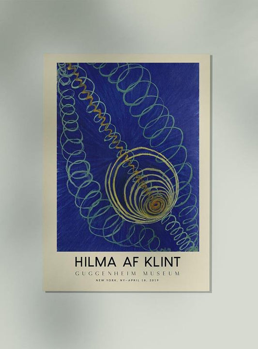 Hilma Af Klint Exhibition Poster Primordial Chaos Nr 16