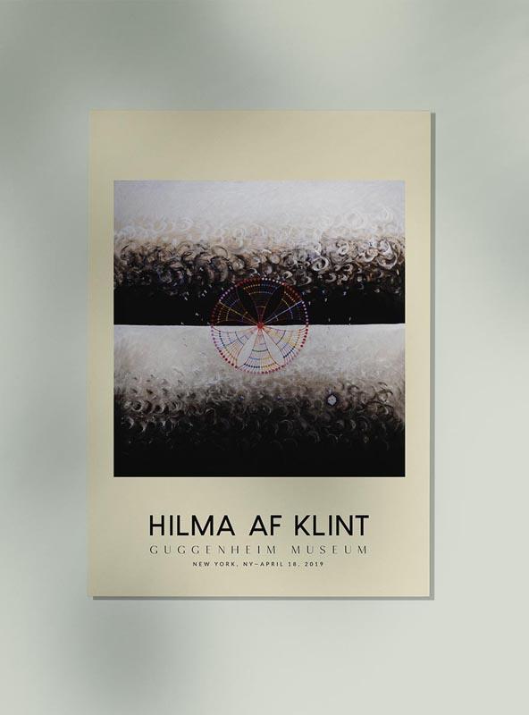 Hilma Af Klint Exhibition Poster The Swan Nr 10