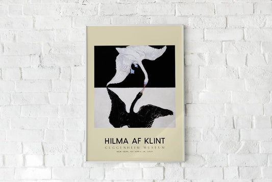 Hilma Af Klint Exhibition Poster The Swan Nr 1