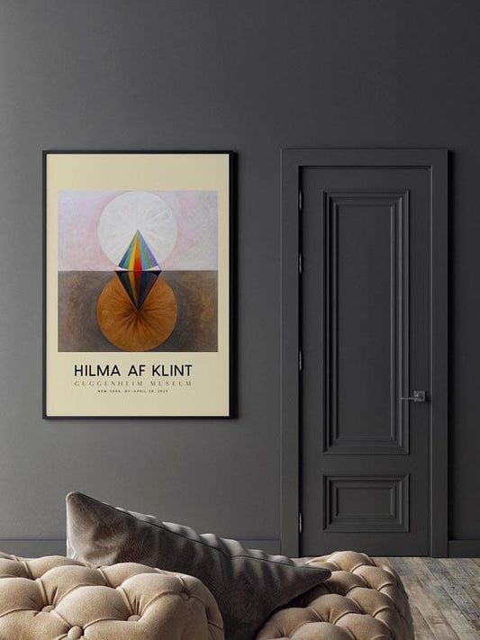 Hilma Af Klint Exhibition Poster The Swan Nr 12