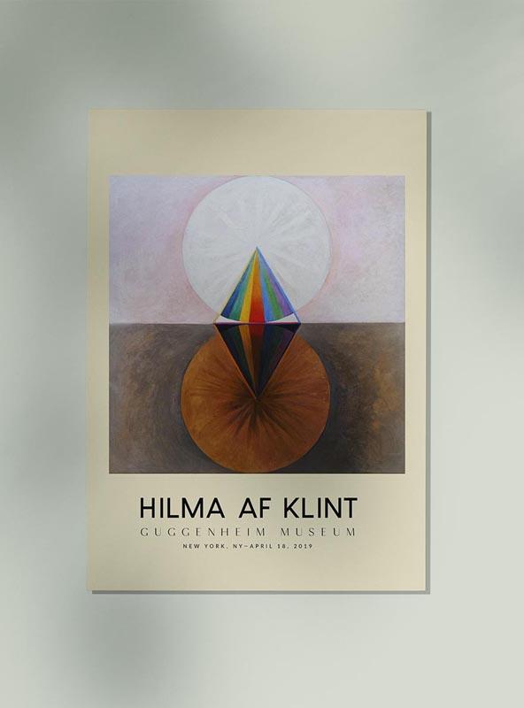 Hilma Af Klint Exhibition Poster The Swan Nr 12