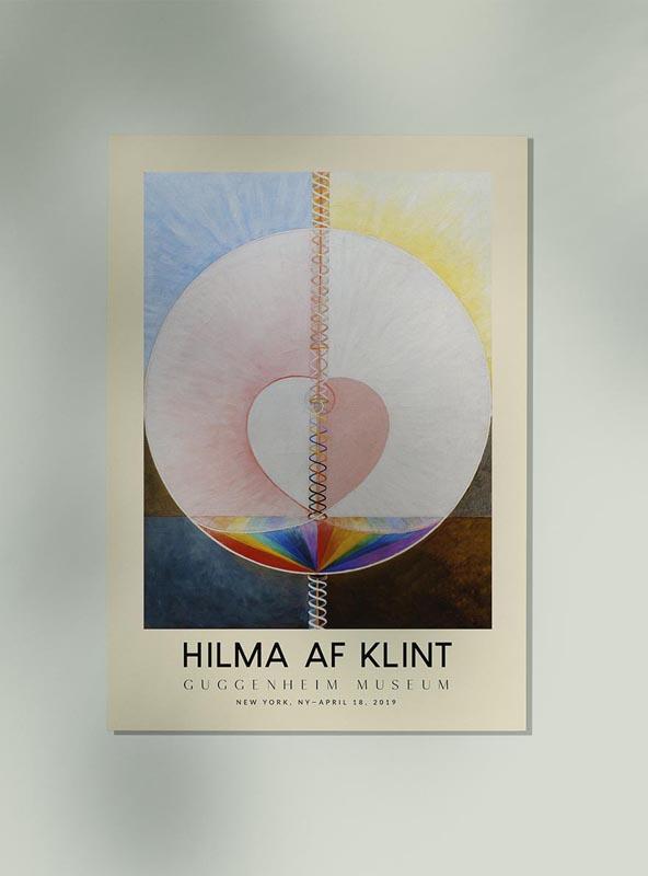 Hilma Af Klint Exhibition Poster The Dove Nr 1