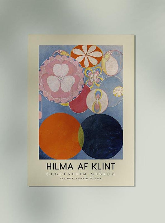 Hilma Af Klint Exhibition Poster The Ten Largest Nr 2