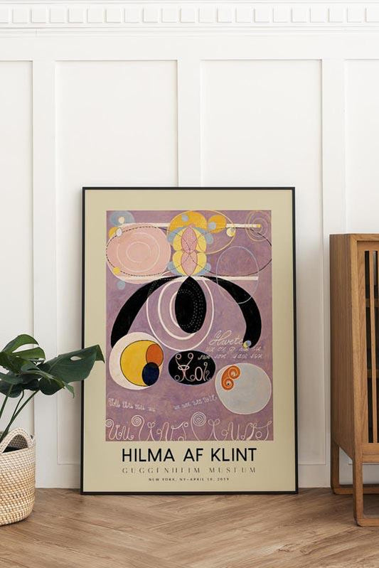 Hilma Af Klint Exhibition Poster The Ten Largest Nr 6