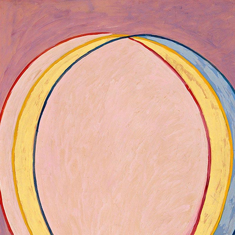 Hilma Af Klint Exhibition Poster The Ten Largest Nr 8