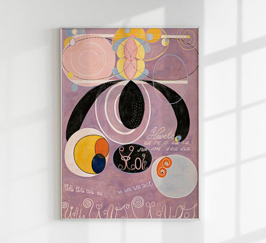 Hilma af Klint The Ten Largest nr 6 Art Poster