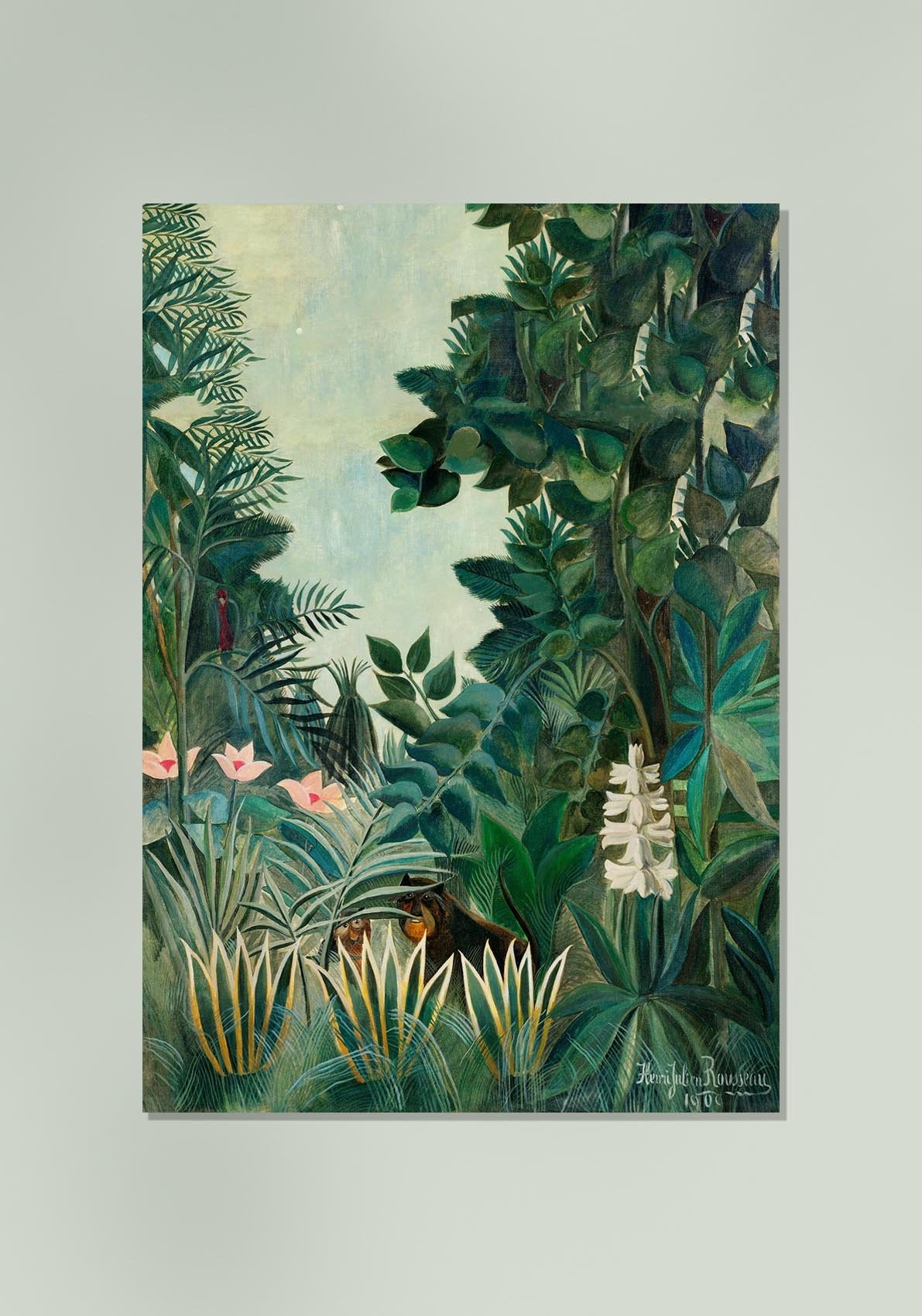 The Equatorial Jungle by Rousseau Art Print