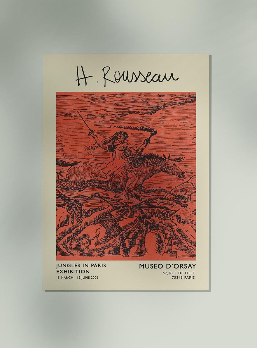 La Guerre Rousseau Exhibition Poster