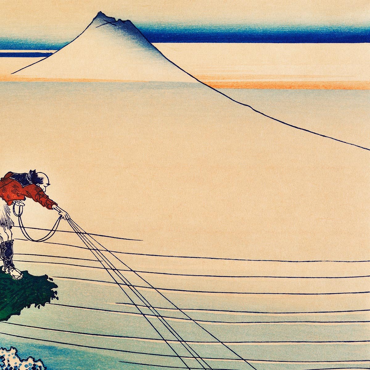Japanese City Daily Life by Hokusai Nr 2