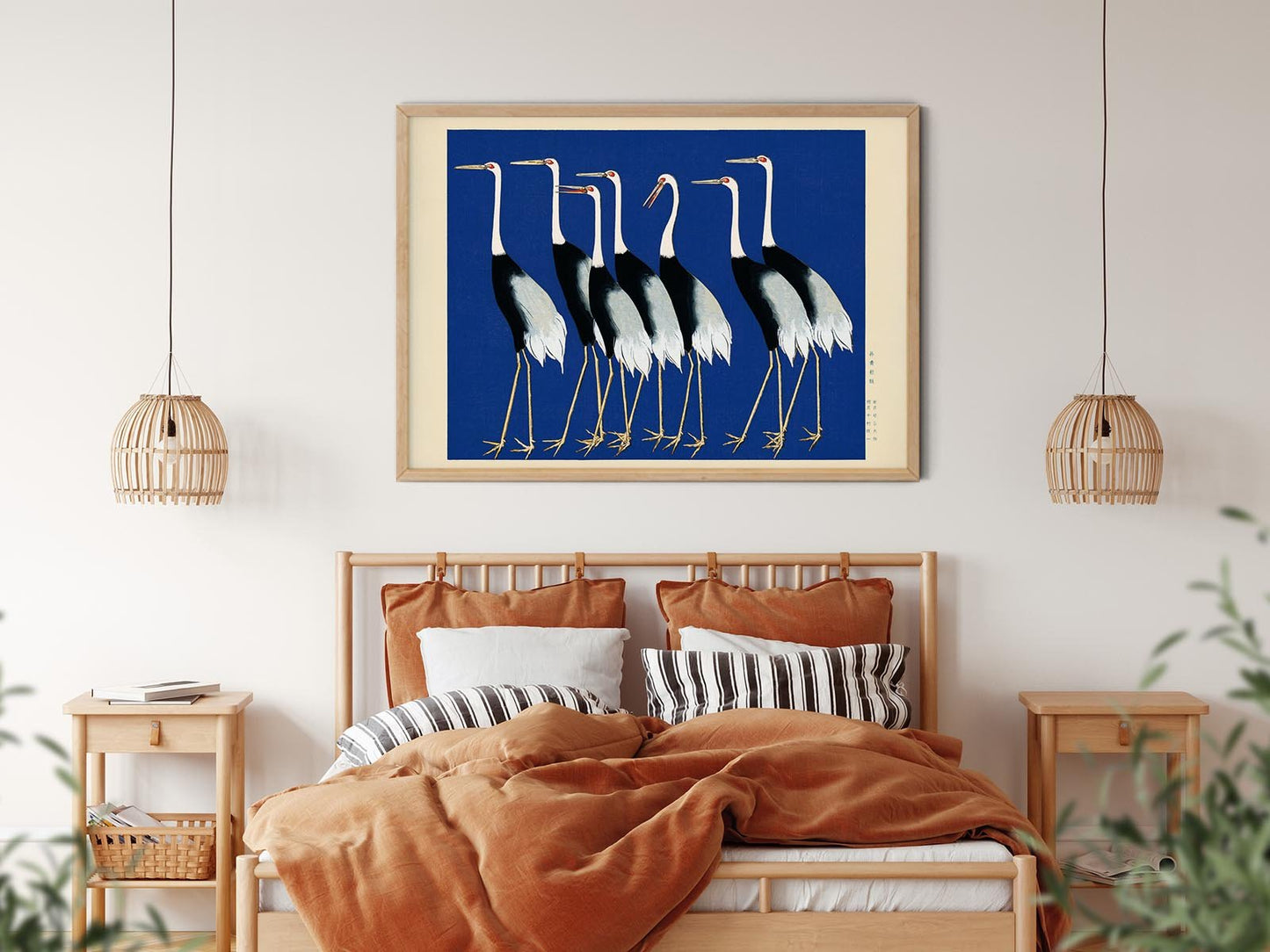 7 Birds by Korin in Blue