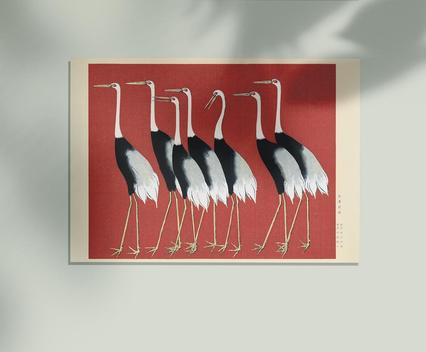 7 Birds by Korin in Red