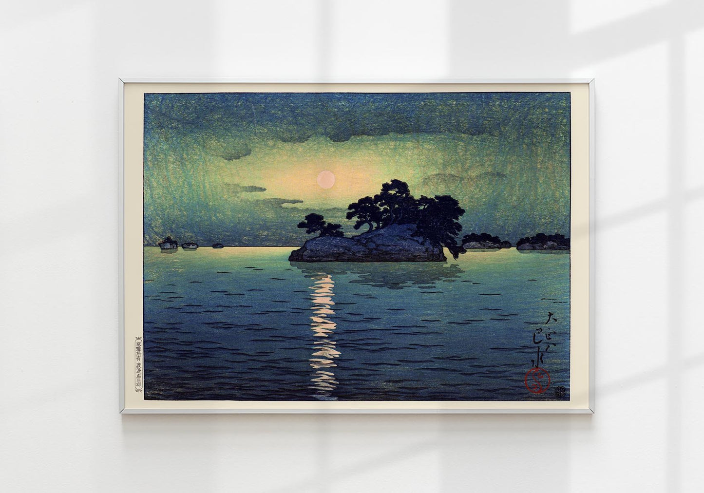 Matsushima in Moonlight by Hasui