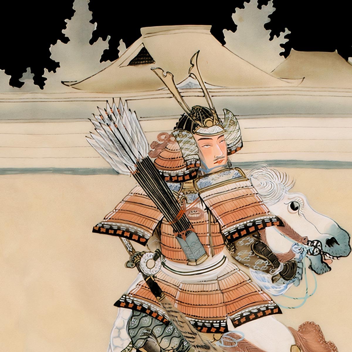 The Samurai Battle Kimono Poster