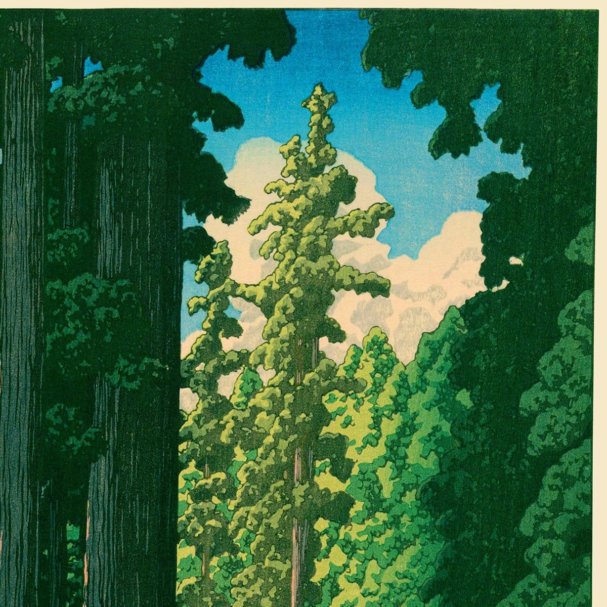 Road to Nikko by Hasui