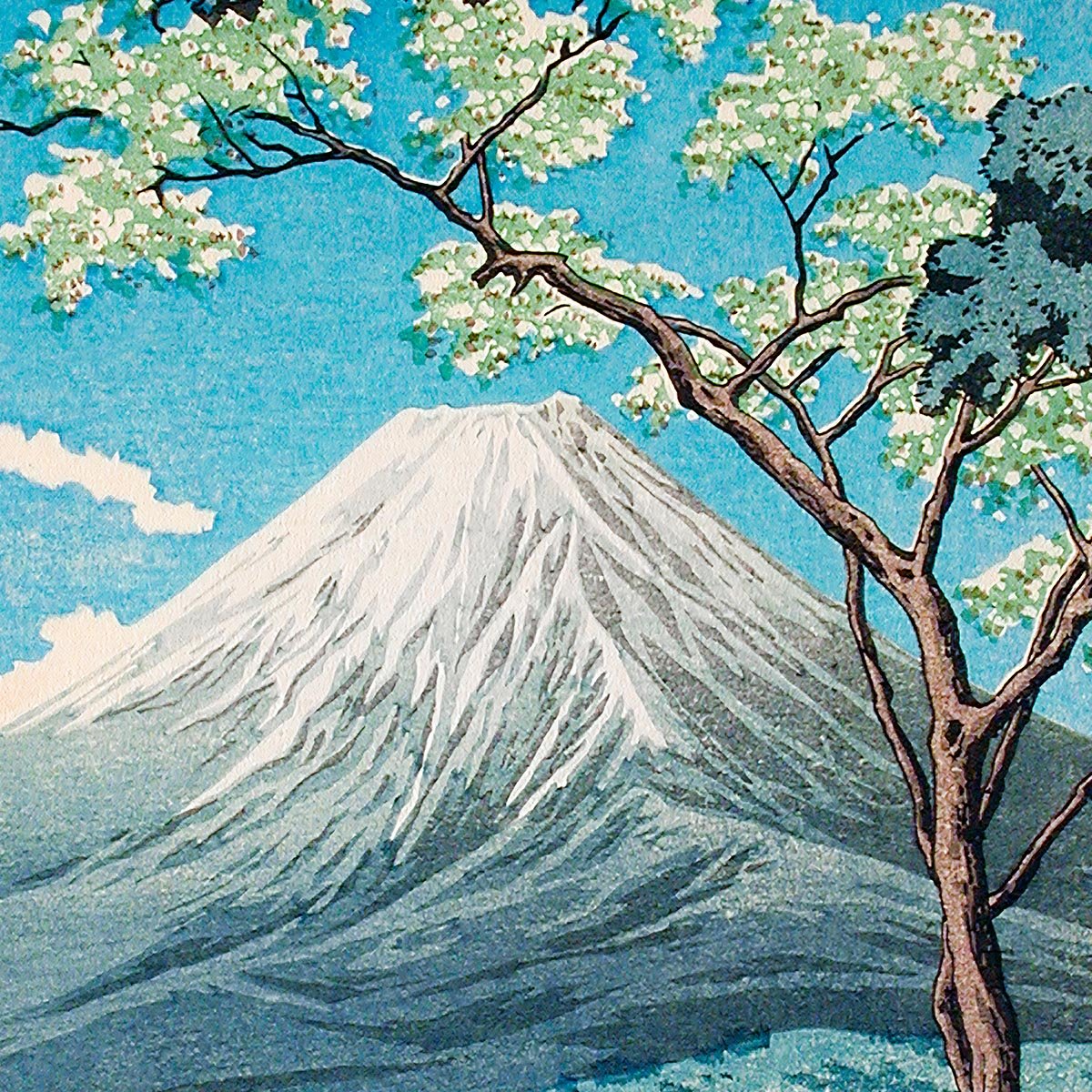 Mount Fuji from Lake Yamanaka by Takahashi Shōtei