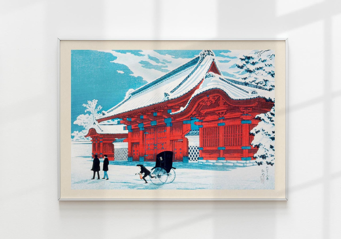 Red Gate of Hongo in Snow by Takahashi Shōtei