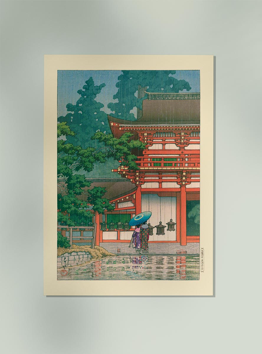 Kasuga Shrine Art Print By Hasui