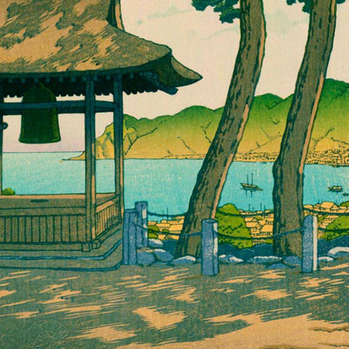 Shogetsuin Temple, Ito Art Print by Hasui