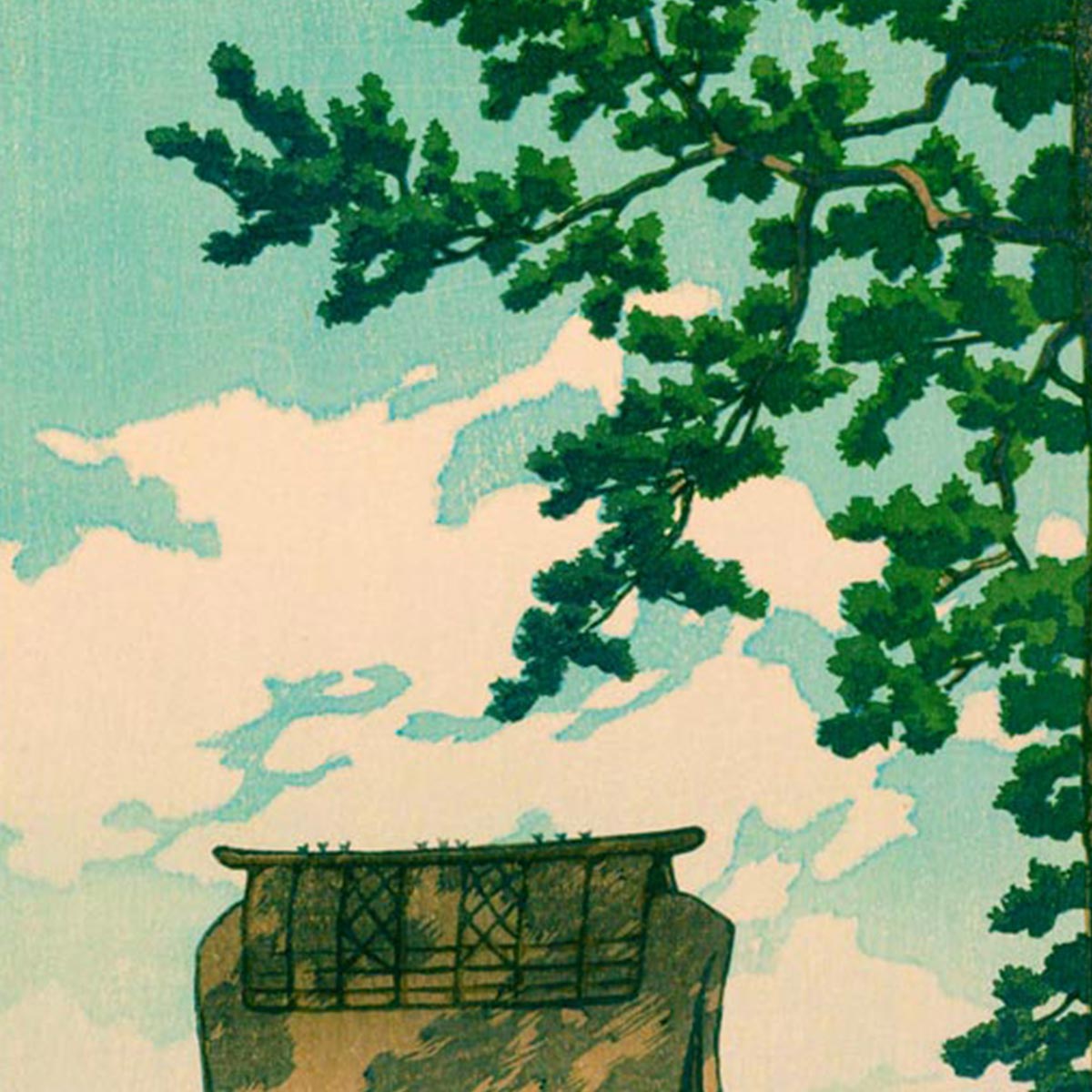 Shogetsuin Temple, Ito Art Print by Hasui