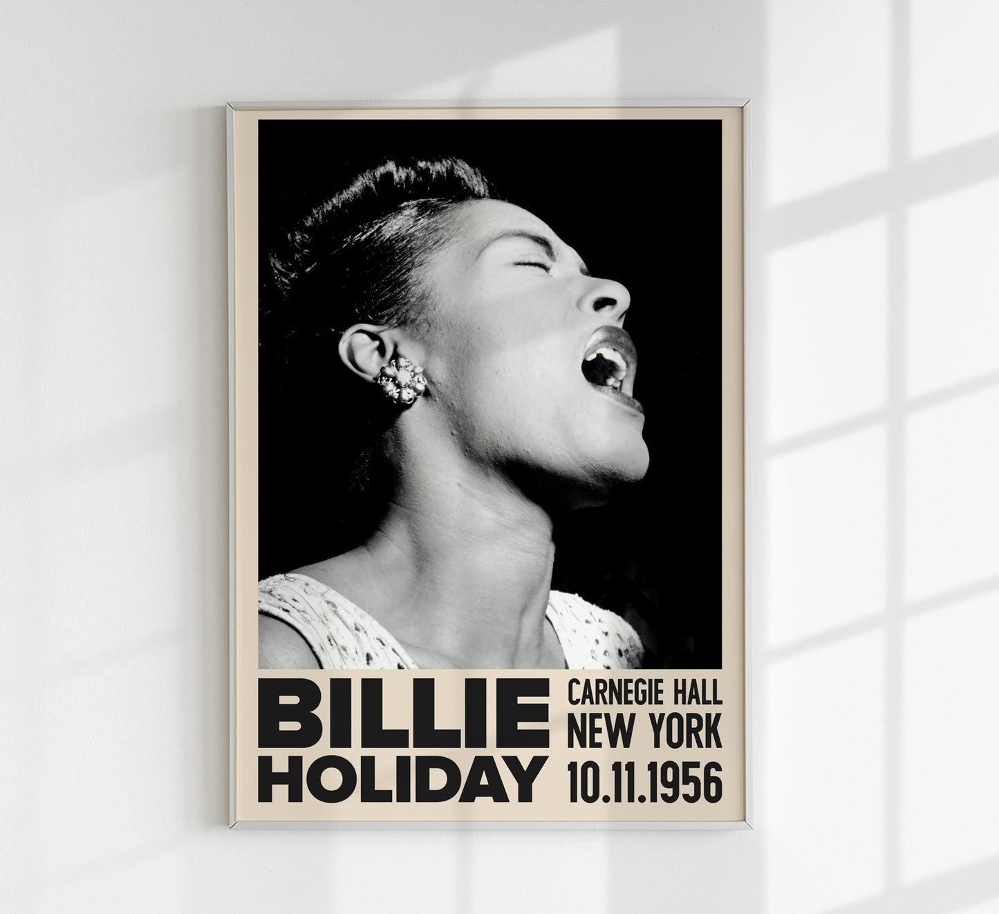 Billie Holiday Jazz Concert Poster