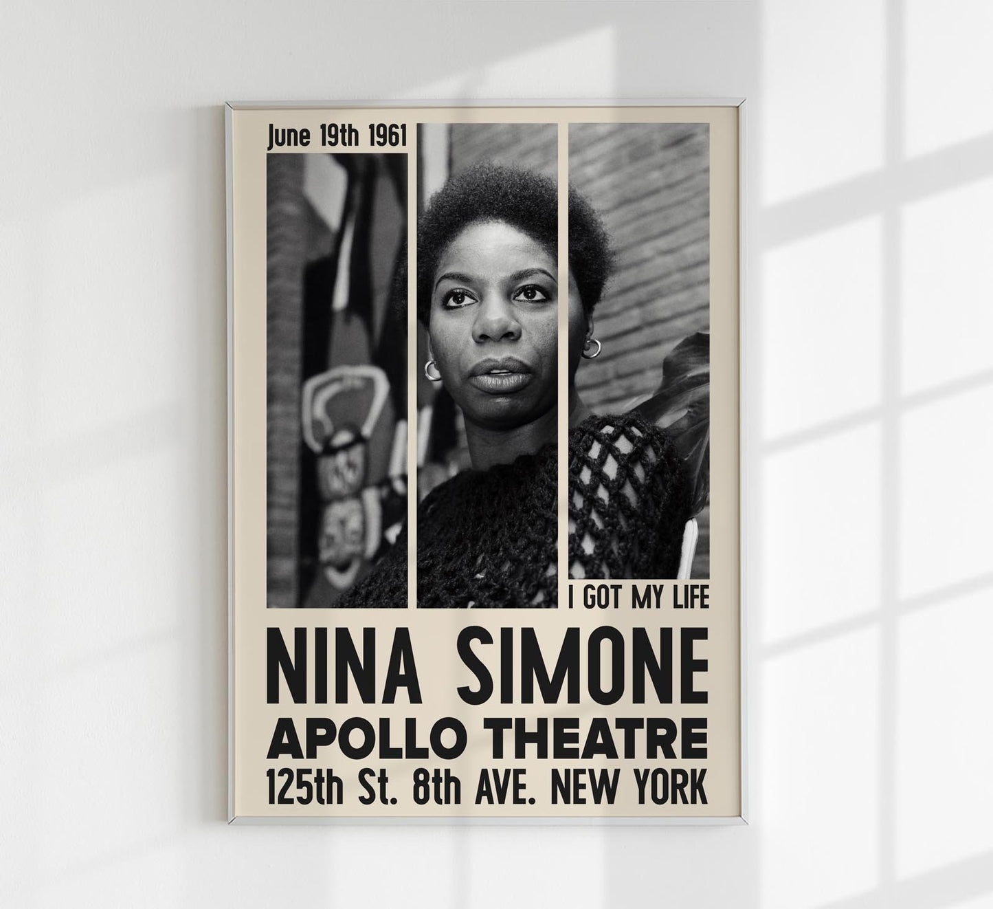 Nina Simone Jazz Concert Poster