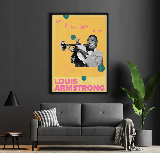 Louis Armstrong Nr 2 Jazz Concert Poster