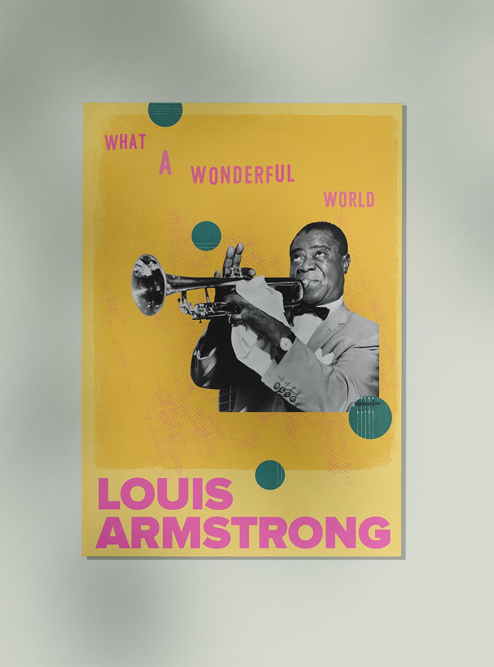Louis Armstrong Nr 2 Jazz Concert Poster