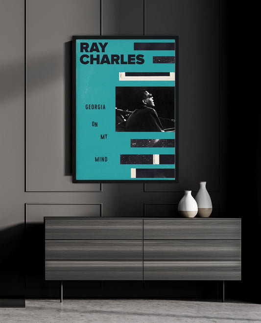 Ray Charles Jazz Concert Poster