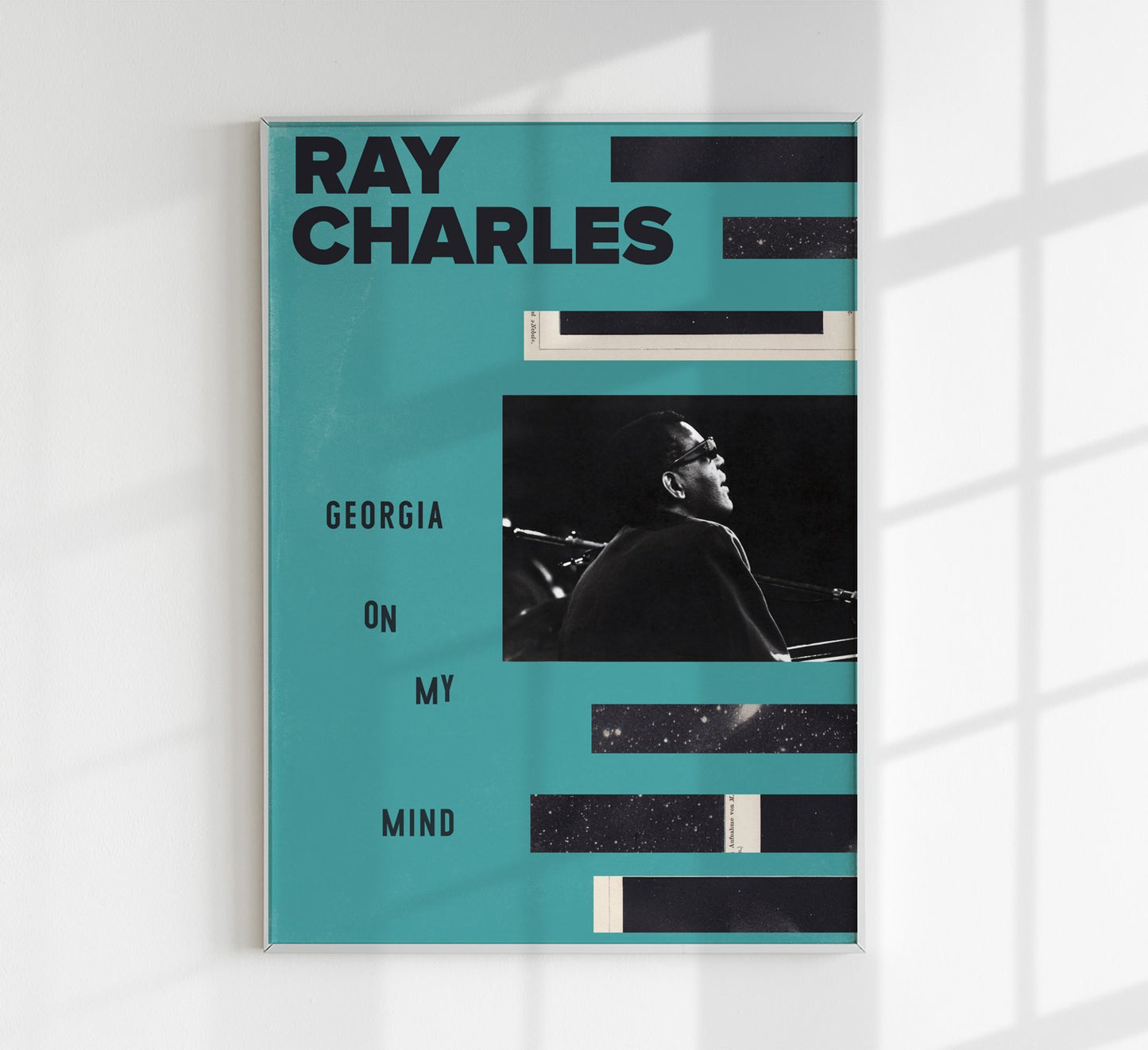 Ray Charles Jazz Concert Poster