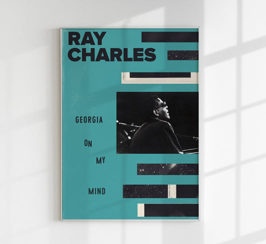 Ray Charles Jazz Concert Poster