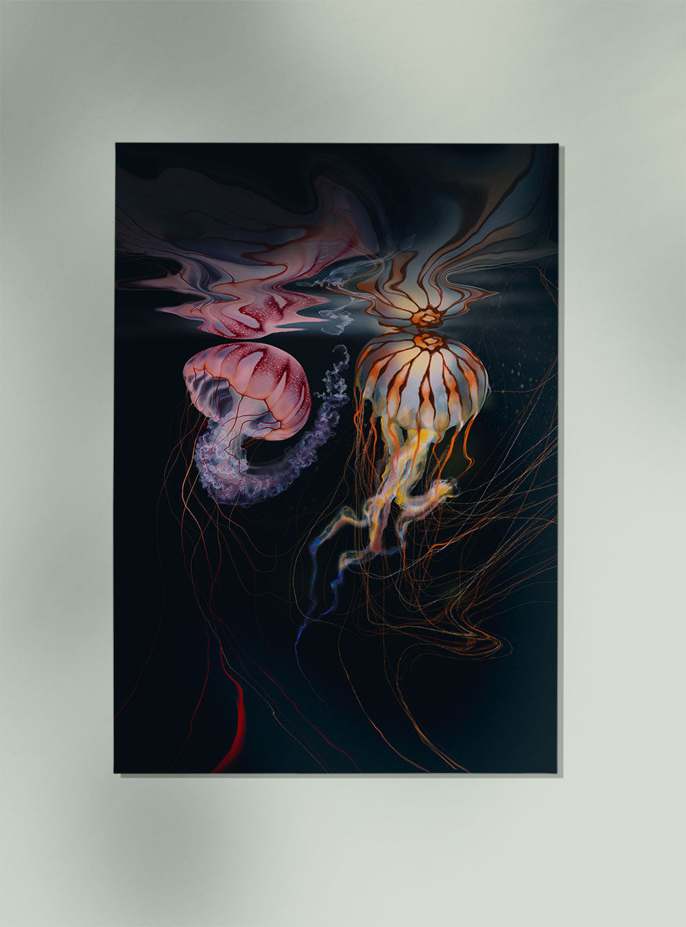 Ethereal Beings Wall Art Print by Julia Charlott
