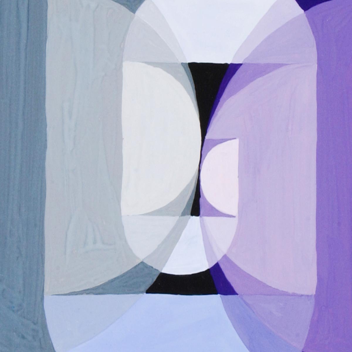 Blue Gray Violet Wheel by Joseph Schillinger
