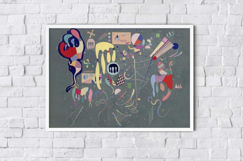 Actions variees by Wassily Kandinsky Poster