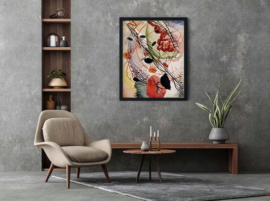 Aquarell Print by Wassily Kandinsky Poster