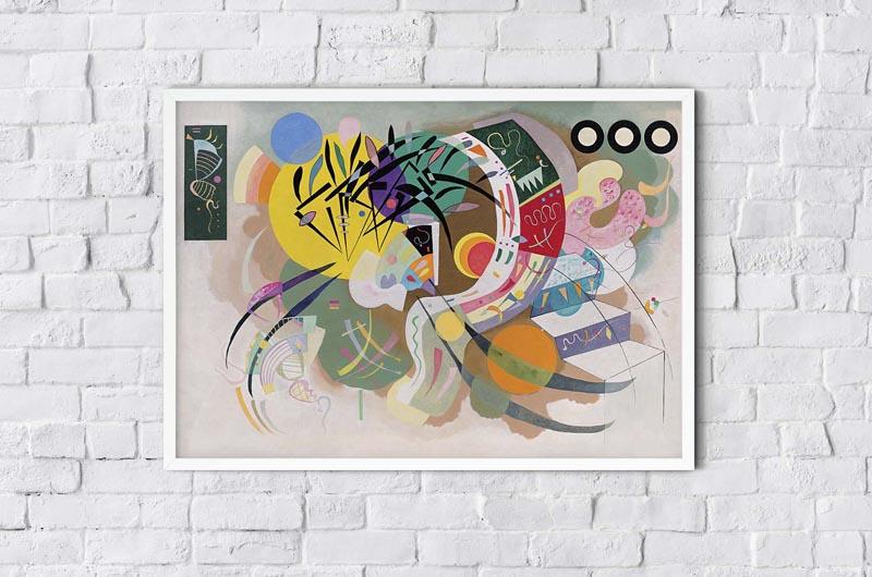 Dominant Curve by Wassily Kandinsky Poster