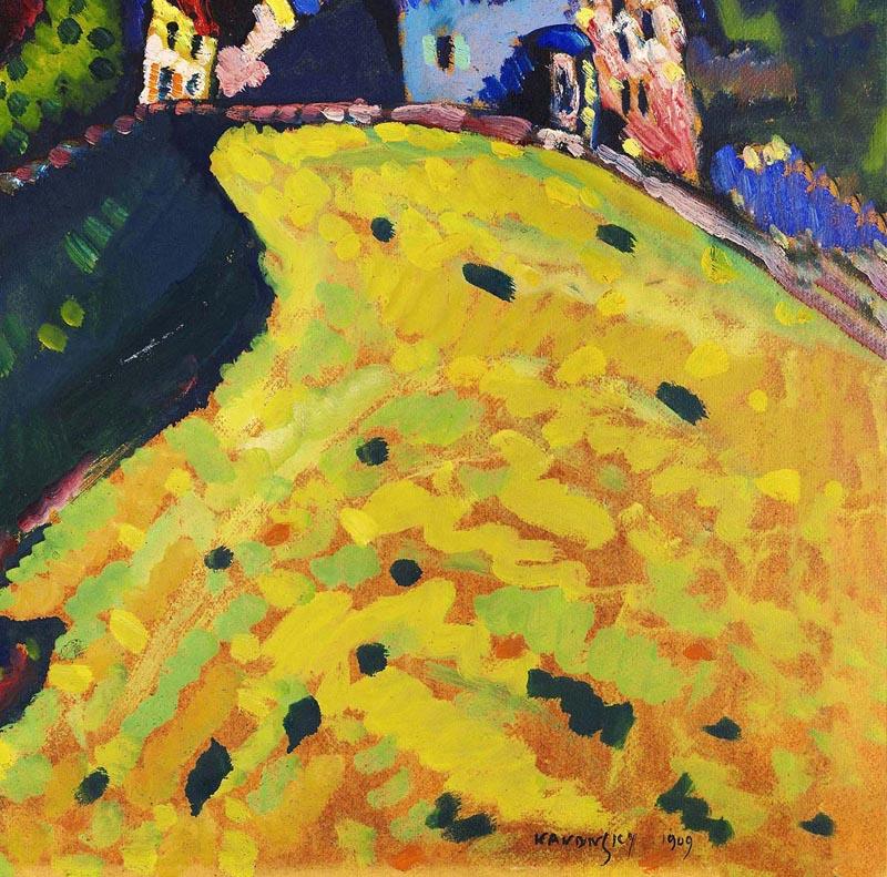 Houses at Murnau by Wassily Kandinsky Poster