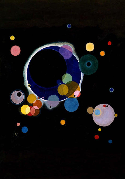 Several Circles by Wassily Kandinsky Poster